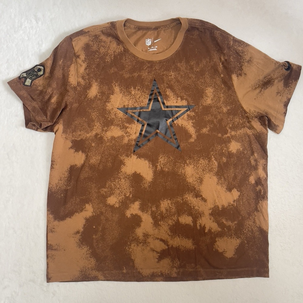 Nike NFL Dallas Cowboys T Shirt Mens Size XXL  100% Cotton